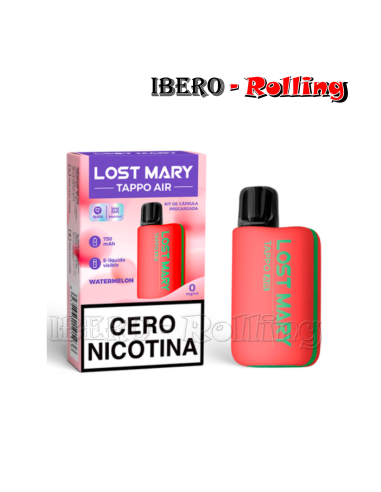 C.RECARGABLE LOST MARY KIT WATER 0MG-CAJA 10UNI