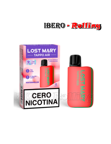 C.RECARGABLE LOST MARY KIT WATER 0MG-CAJA 10UNI