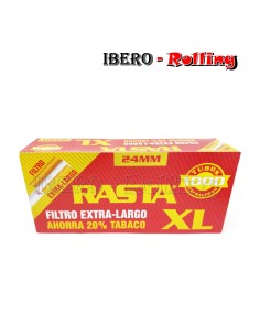 TUBOS RASTA ROJO 1000 - CAJON 10 UNI