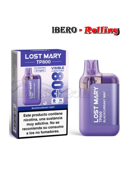 C.DESECHABLE LOST MARY 800 BLUEBERRY 20MG - CAJA 10 UNI