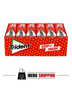 chicles trident laminas sabores los de siempre