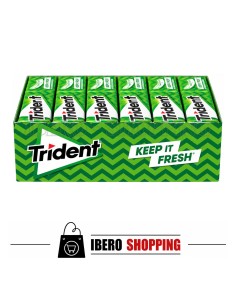 chicles trident laminas sabores los de siempre