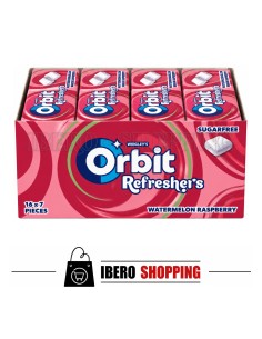 Comprar online CHICLES ORBIT REFRESHERS SANDÍA - CAJA 16 UNI
