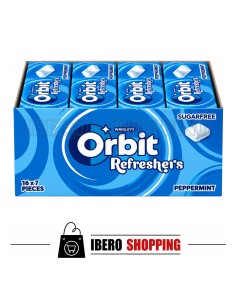 Comprar online CHICLES ORBIT REFRESHERS MENTA - CAJA 16 UNI