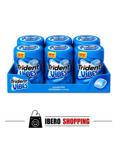 Comprar online CHICLES TRIDENT BOX VIBES MENTA - CAJA 6 UNI