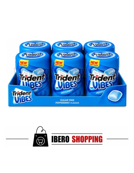 Comprar online CHICLES TRIDENT BOX VIBES MENTA - CAJA 6 UNI