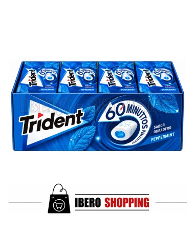 Comprar online CHICLES TRIDENT BOX VIBES HIERBABUENA - CAJA 6 UNI