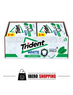 Comprar online CHICLES TRIDENT BOX VIBES HIERBABUENA - CAJA 6 UNI