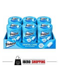 Comprar online CHICLES TRIDENT BOX VIBES HIERBABUENA - CAJA 6 UNI