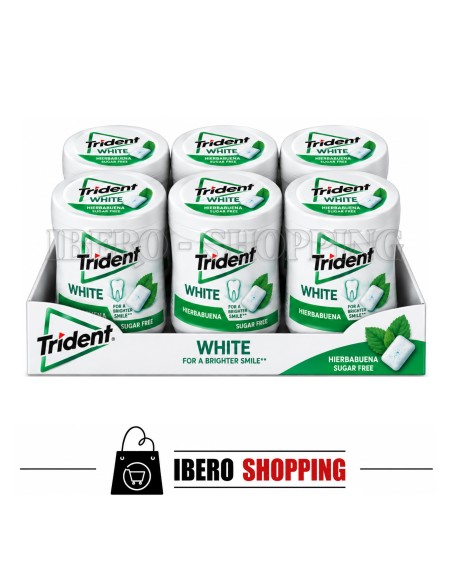 Comprar online CHICLES TRIDENT BOX VIBES HIERBABUENA - CAJA 6 UNI