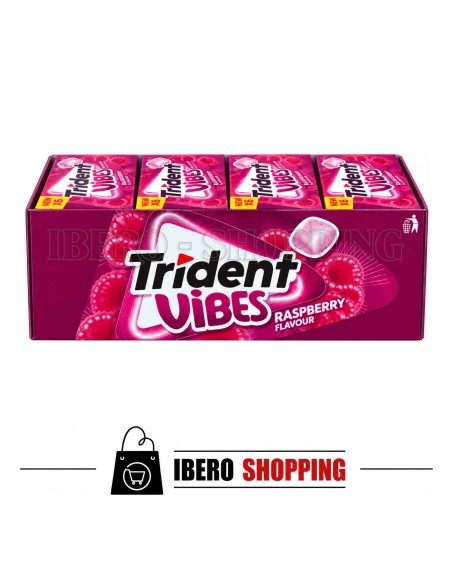 Comprar online CHICLES TRIDENT BOX VIBES HIERBABUENA - CAJA 6 UNI