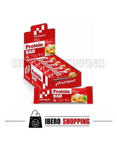 Comprar online barrita de proteina nutrisport Tarta de Manzana.