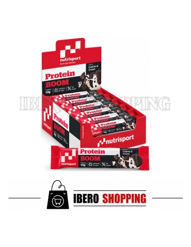 Comprar online barrita de proteina nutrisport Cookies cream.