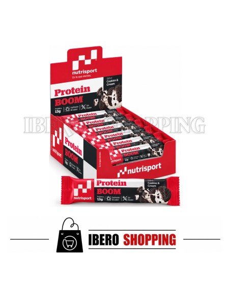 Comprar online barrita de proteina nutrisport Cookies cream.