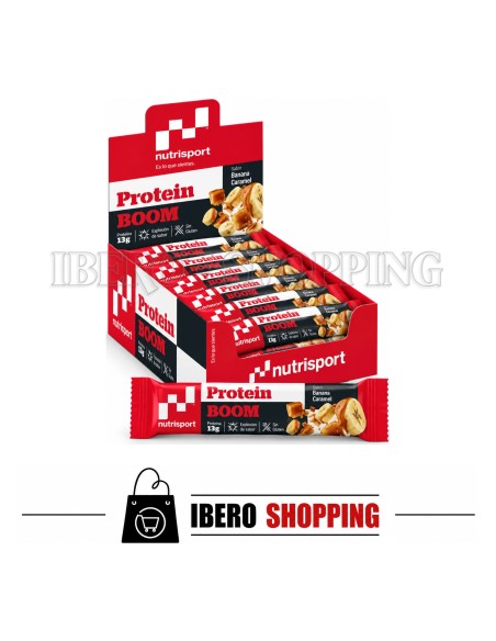 Comprar online barrita de proteina nutrisport Platano y Caramelo al mejor precio.