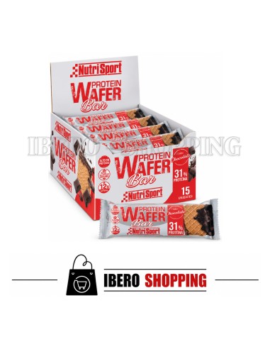 Comprar online barrita de proteina nutrisport Wafer Chocolate.