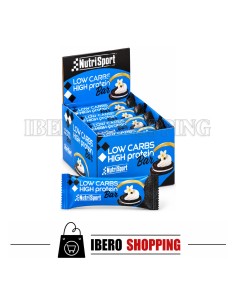 Comprar online barrita de proteina nutrisport Galleta y Crema.