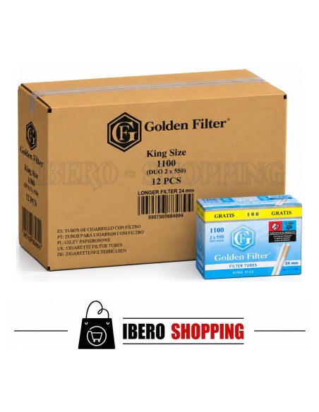 Comprar online tubos golden filter 1100 tubos 888 al mejor precio.