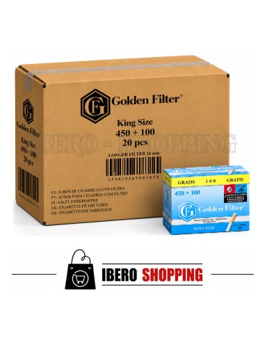 Comprar online tubos golden filter x-long 550 al mejor precio.