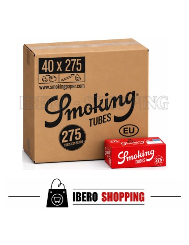 Comprar online tubos smoking rojo 250+25 tubos al mejor precio.