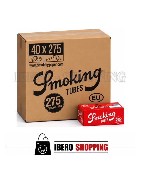 Comprar online tubos smoking rojo 250+25 tubos al mejor precio.