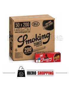 Comprar online tubos smoking rojo largo 200 tubos al mejor precio.