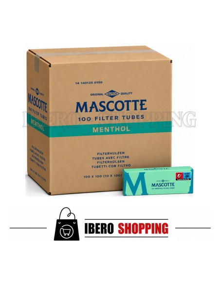 Comprar online tubos mascotte menthol 100 al mejor precio.