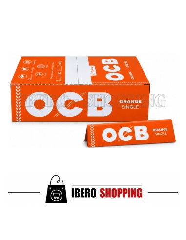 Comprar online papel ocb naranja 50 70mm al mejor precio.