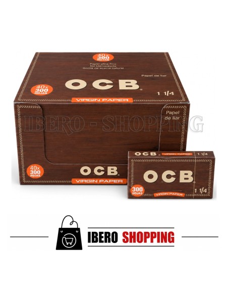 Comprar online papel ocb marrón 300 78mm al mejor precio.