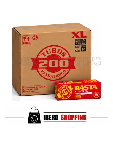 Comprar online tubos rasta rojo 200 al mejor precio.