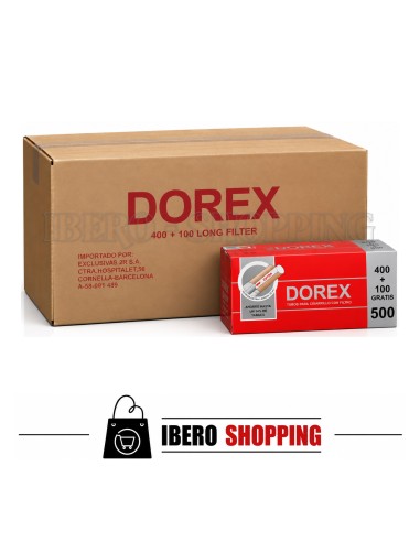 Comprar online tubos dorex rojo largo 500 al mejor precio.