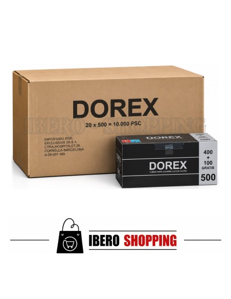 Comprar online tubos dorex negro 500 al mejor precio.