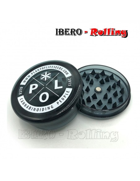 grinder plant of life negro 60mm 3 partes