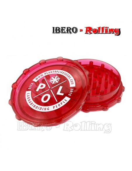 grinder plant of life rojo 75mm 2 partes