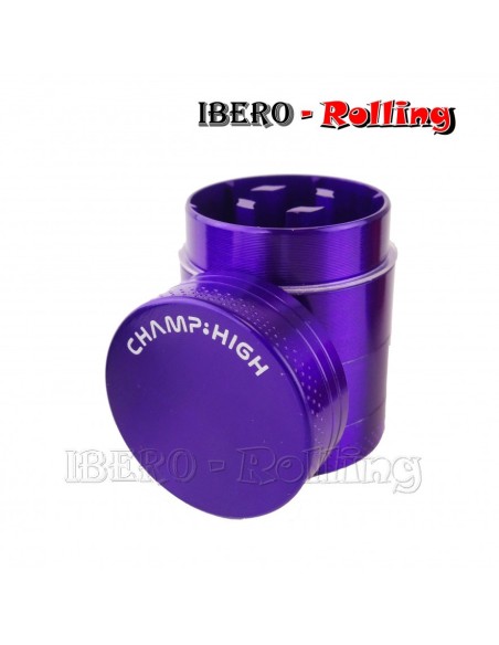 grinder morado 30mm 4 partes - caja 3 uni