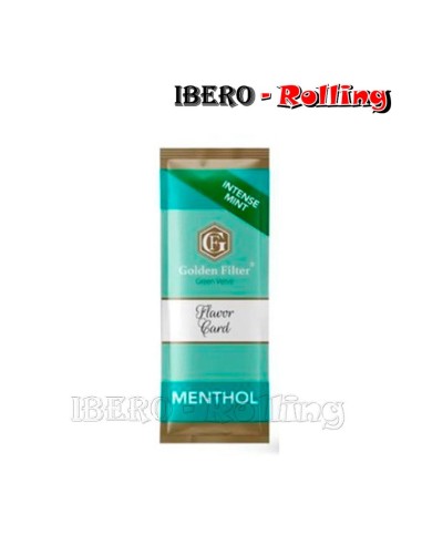 tarjeta golden filter menthol intense