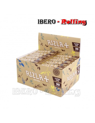 papel rizla eco 50 78mm + tips caja