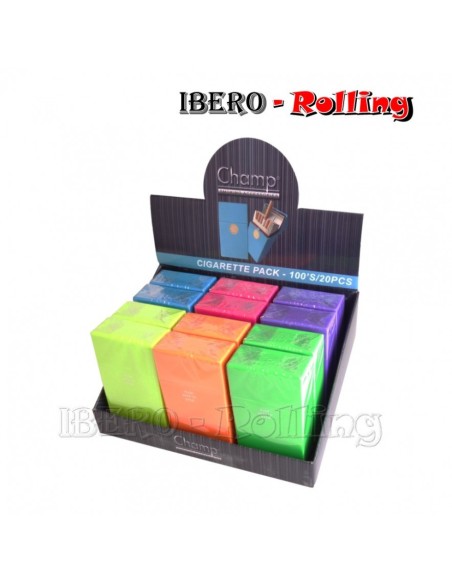 pitillera champ plastico caja 100´s fashion