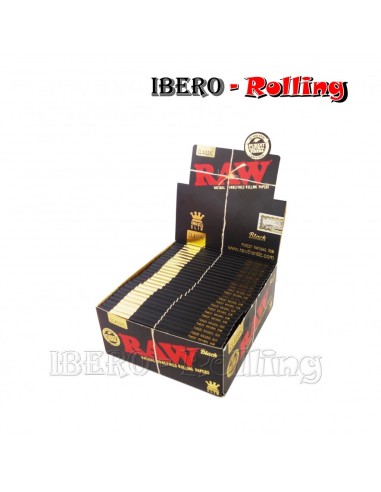 papel raw black largo 32 110mm