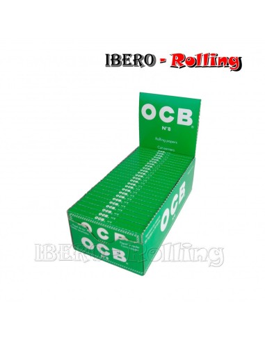 papel ocb verde 50 70mm
