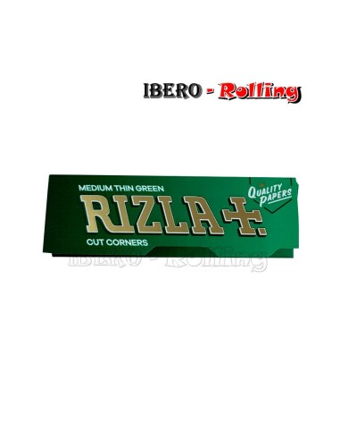 papel rizla verde corto 50 70mm