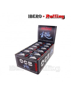 PAPEL OCB NEGRO MINI ROLLO 36MM - CAJA 24 UNI 2