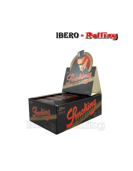 papel smoking negro rollo 44mm