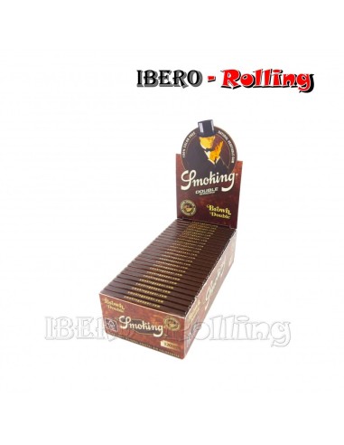 papel smoking marron doble 100 70mm