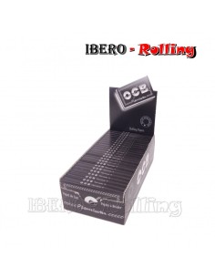 PAPEL OCB NEGRO DOBLE 100 70MM - CAJA 25 UNI 2