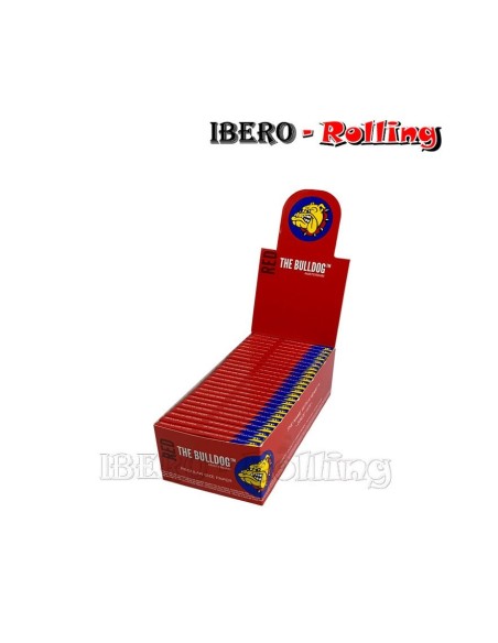 papel bulldog rojo 50 libretas 70mm caja