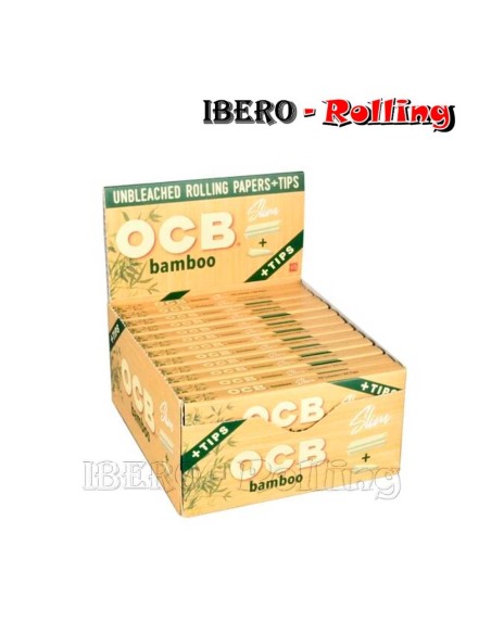 PAPEL OCB BAMBOO LARGO 32 110MM + TIPS