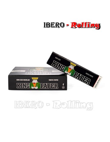 papel king paper negro largo 110mm
