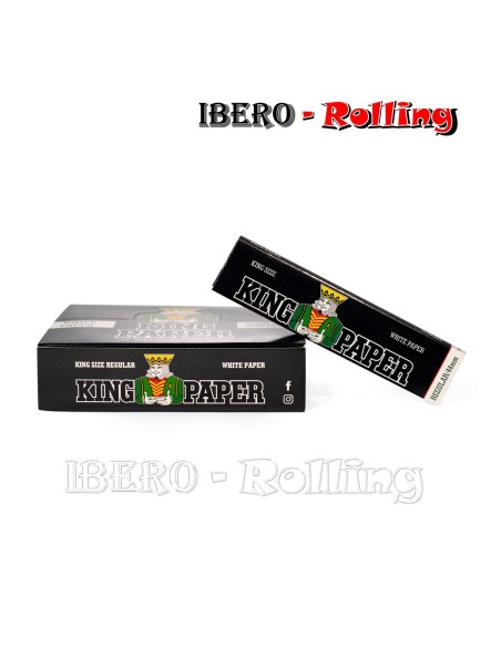 papel king paper negro largo 110mm