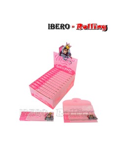 papel monkey king pink largo + tips unidad